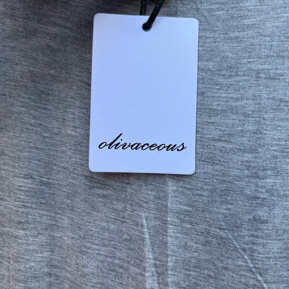 NWT Olivaceous cap sleeve Jogger jumpsuit, gray, Sz XS/Small - Picture 4 of 8